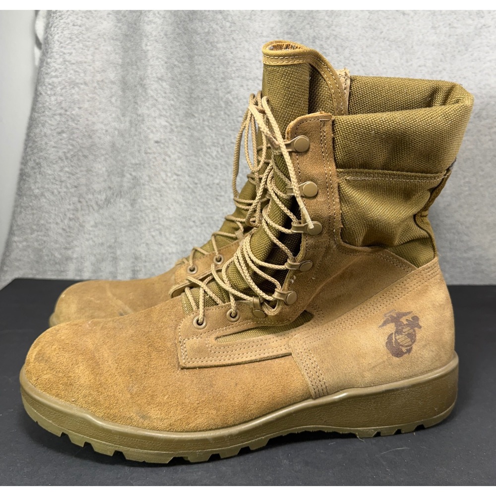 Belleville 300 TROP ST Combat Boots Mens 12 W Suede GORE-TEX USMC EGA NO INSOLES